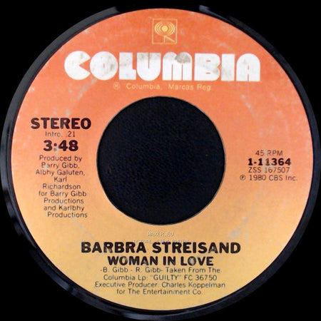Barbra Streisand - Woman In Love / Run Wild side A