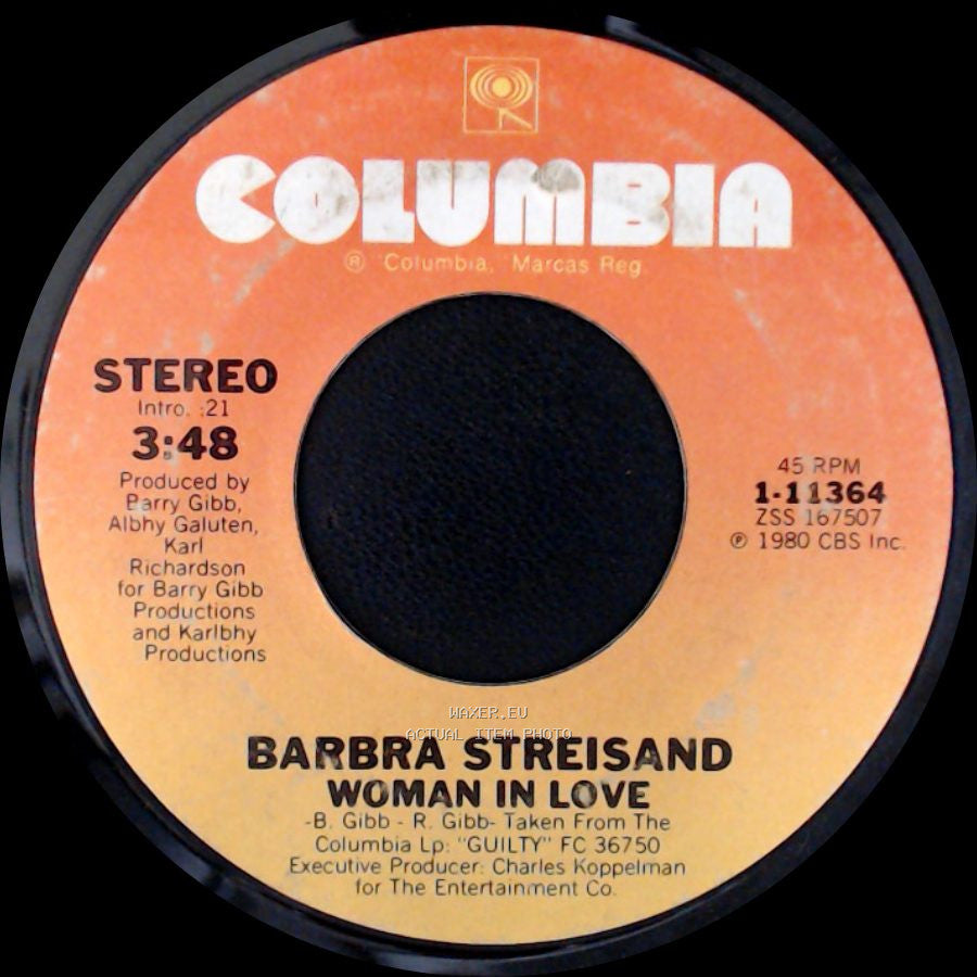 Barbra Streisand - Woman In Love / Run Wild side A