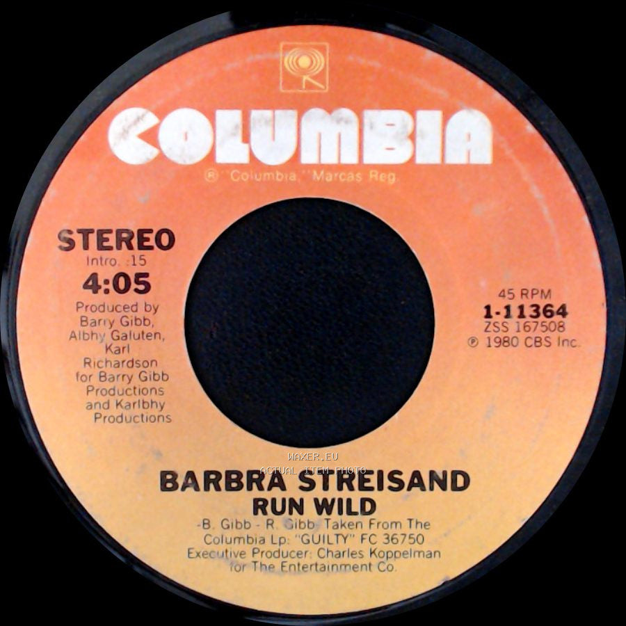 Barbra Streisand - Woman In Love / Run Wild side B