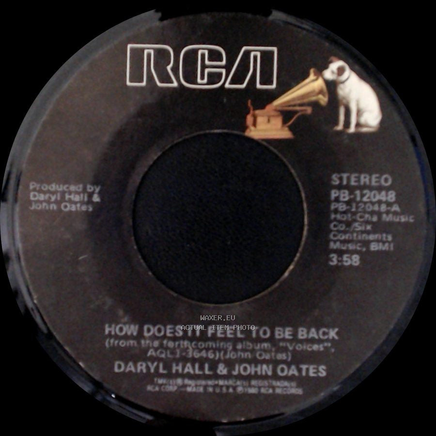 Daryl Hall & John Oates - How Does It Feel To Be Back / United State side A