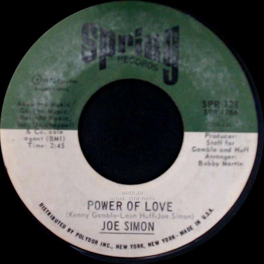 Joe Simon - Power Of Love / The Mirror Don't Lie side A