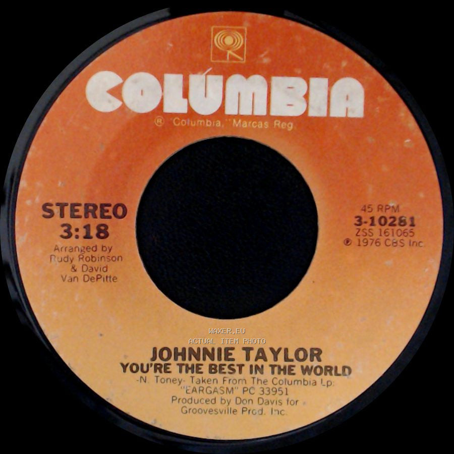 Johnnie Taylor - Disco Lady / You're The Best In The World side B