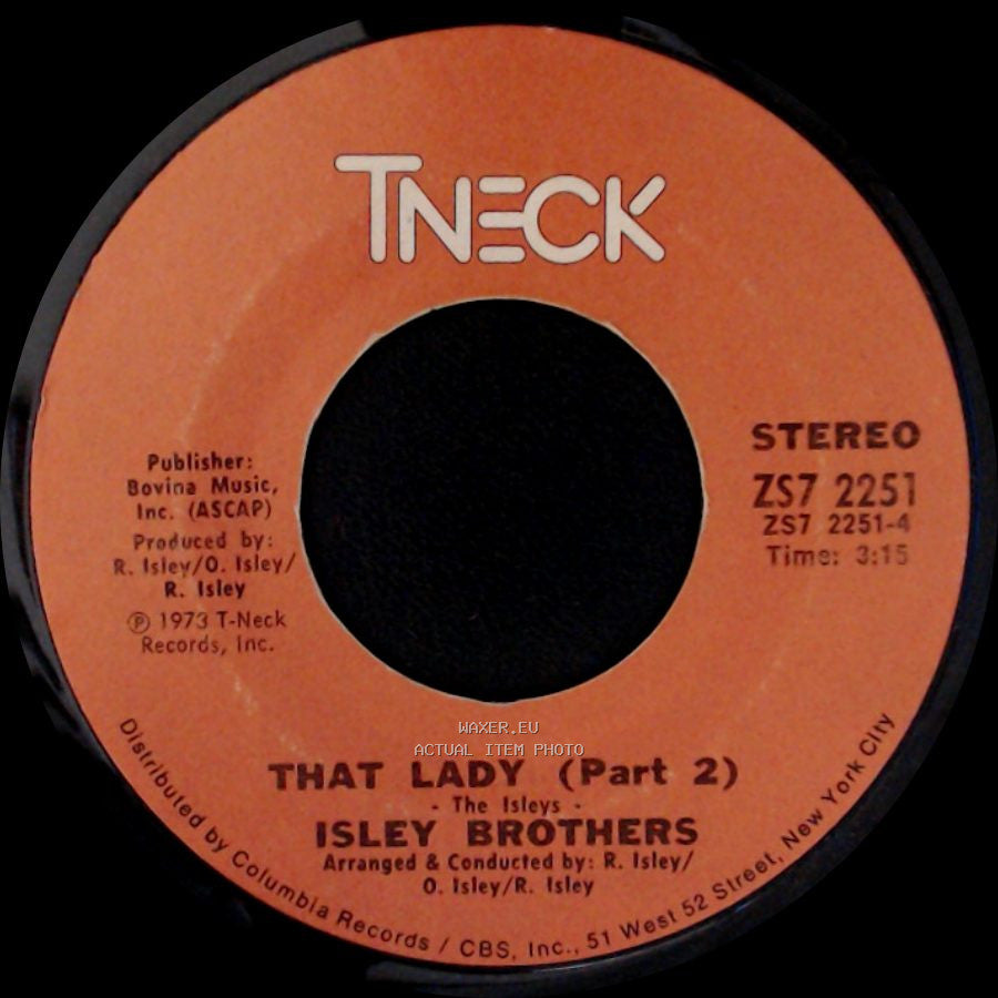 Isley Brothers - That Lady (Part 2) / That Lady (Part 1) side A