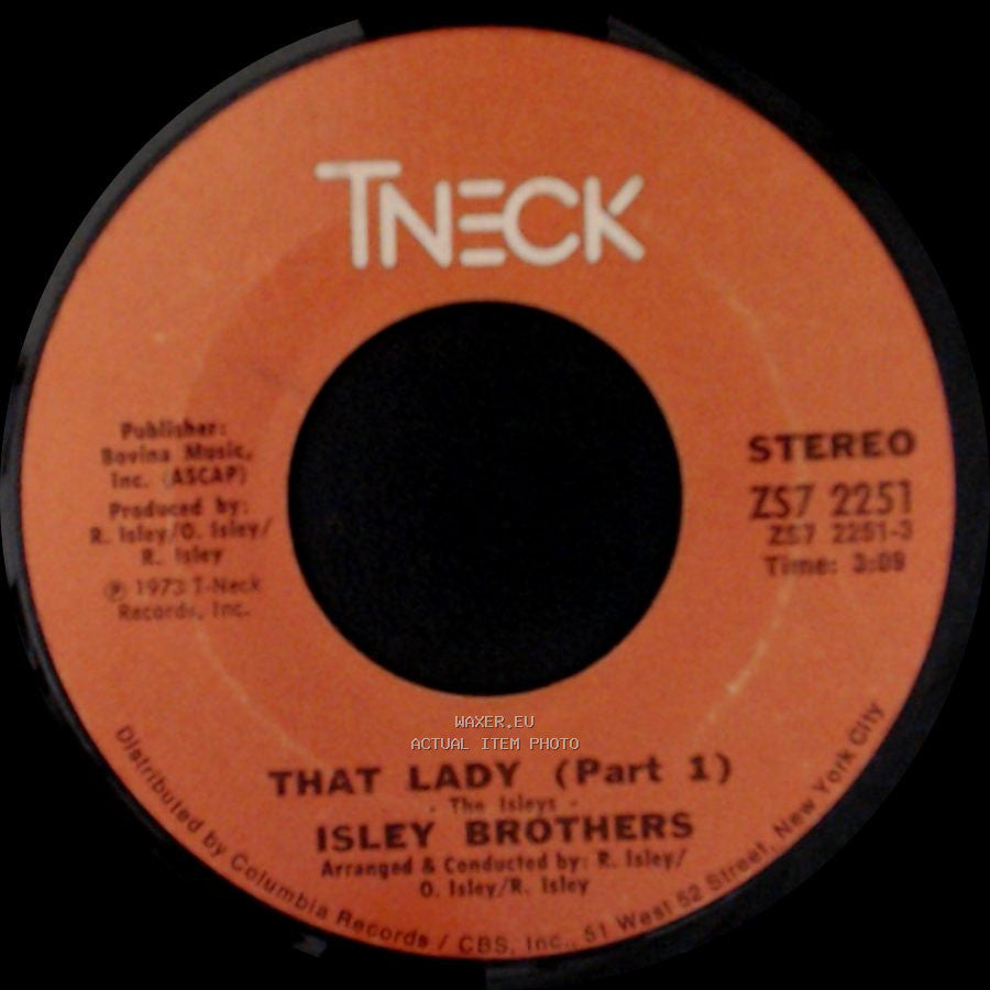 Isley Brothers - That Lady (Part 2) / That Lady (Part 1) side B