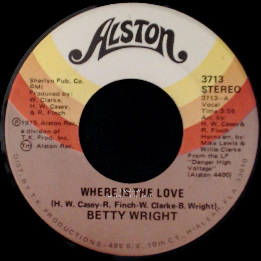 Betty Wright - Where Is The Love / My Baby Ain't My Baby Anymore side A