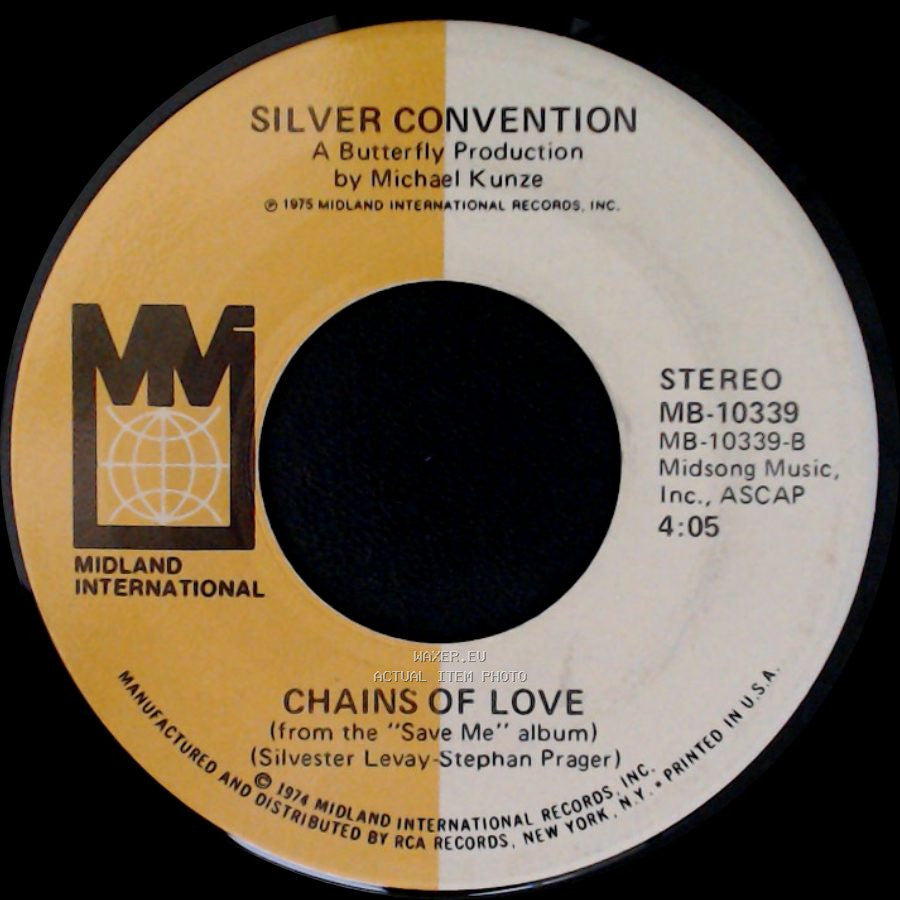 Silver Convention - Fly, Robin, Fly / Chains Of Love side B