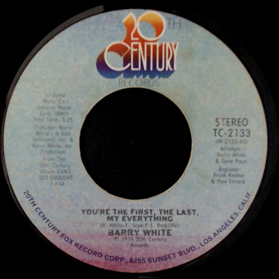 Barry White - You're The First, The Last, My Everything / More Than Anything, You're My Everything side A