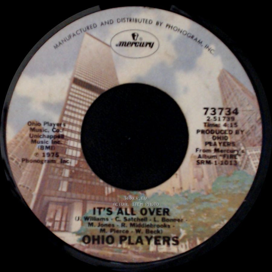 Ohio Players - It's All Over / Love Rollercoaster side A