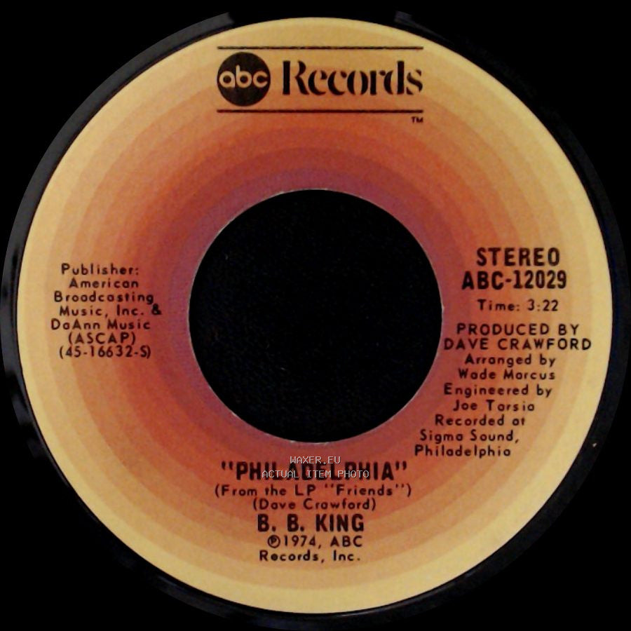 B. B. King - Up At 5 Am / Philadelphia side B