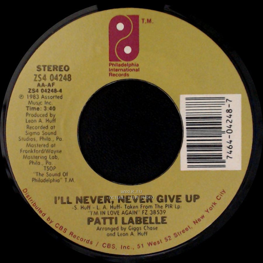 Patti Labelle - If Only You Knew / I'll Never, Never Give Up side B