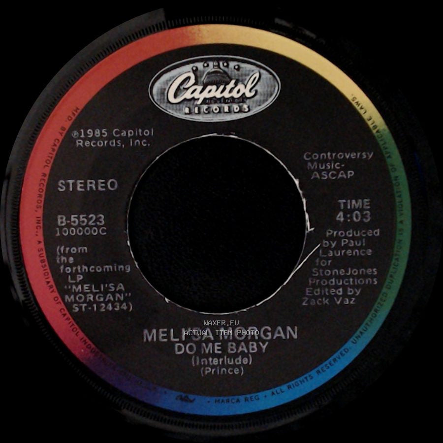 Meli'sa Morgan - Do Me Baby / Do Me Baby side B