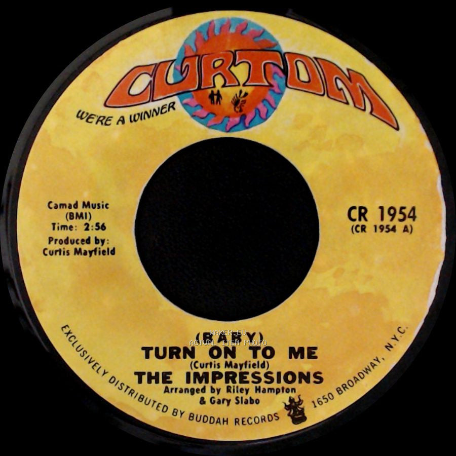 The Impressions - Soulful Love / (Baby) Turn On To Me side B