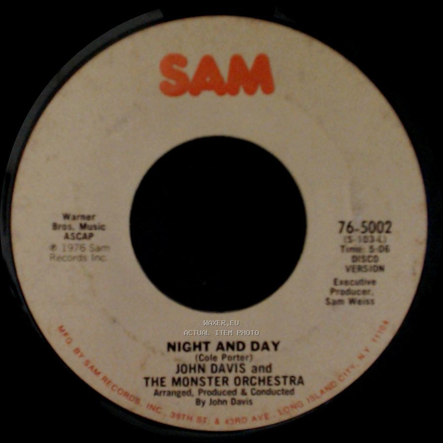 John Davis And The Monster Orchestra - Night And Day - Part I / Night And Day side B