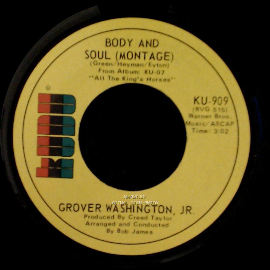 Grover Washington, Jr. - No Tears, In The End / Body And Soul (Montage) side B