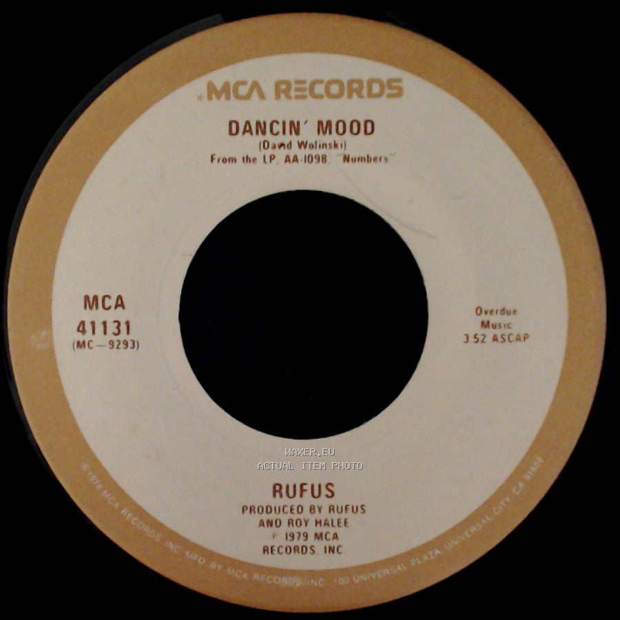 Rufus And Chaka / Rufus - Do You Love What You Feel / Dancin' Mood side B