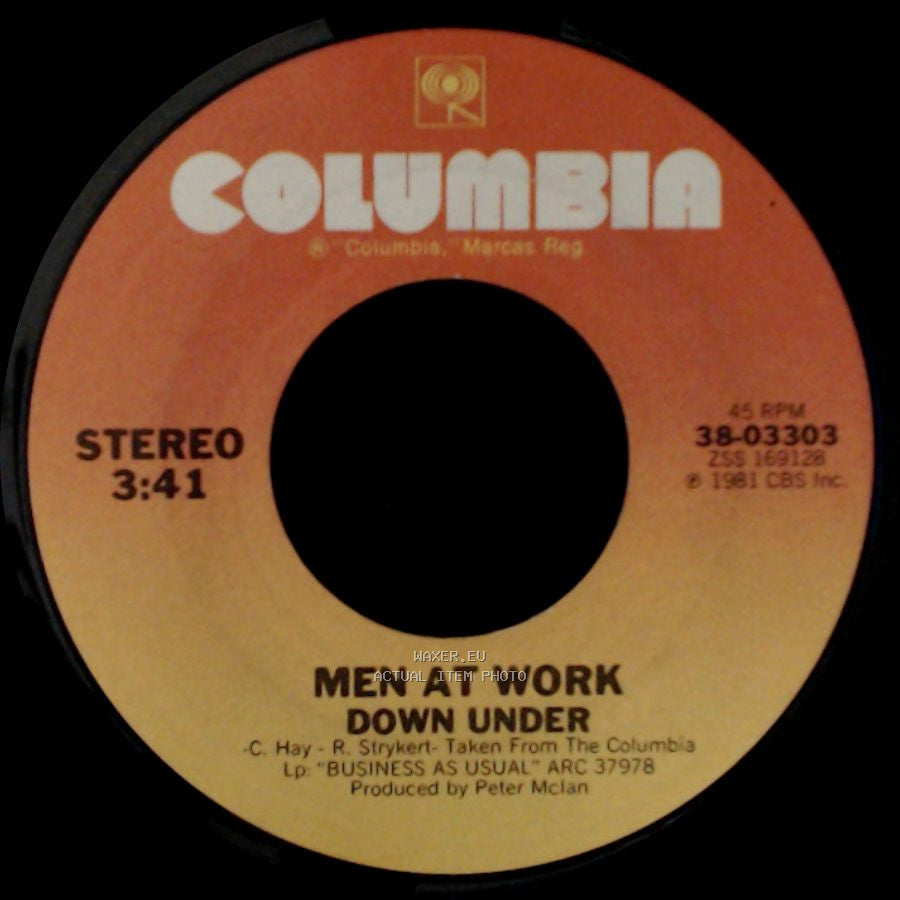 Men At Work - Crazy / Down Under side B
