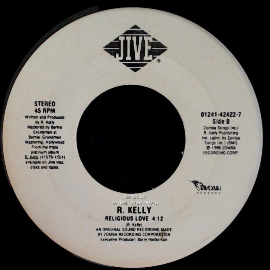R. Kelly - I Believe I Can Fly - Music From And Inspired By The Motion Picture Space Jam / Religious Love side B