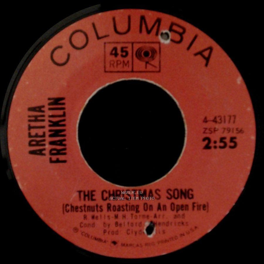 Aretha Franklin - Winter Wonderland / The Christmas Song (Chestnuts Roasting On An Open Fire) side B