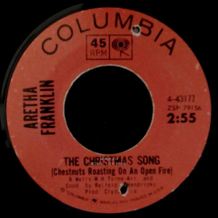 Aretha Franklin - Winter Wonderland / The Christmas Song (Chestnuts Roasting On An Open Fire) side B