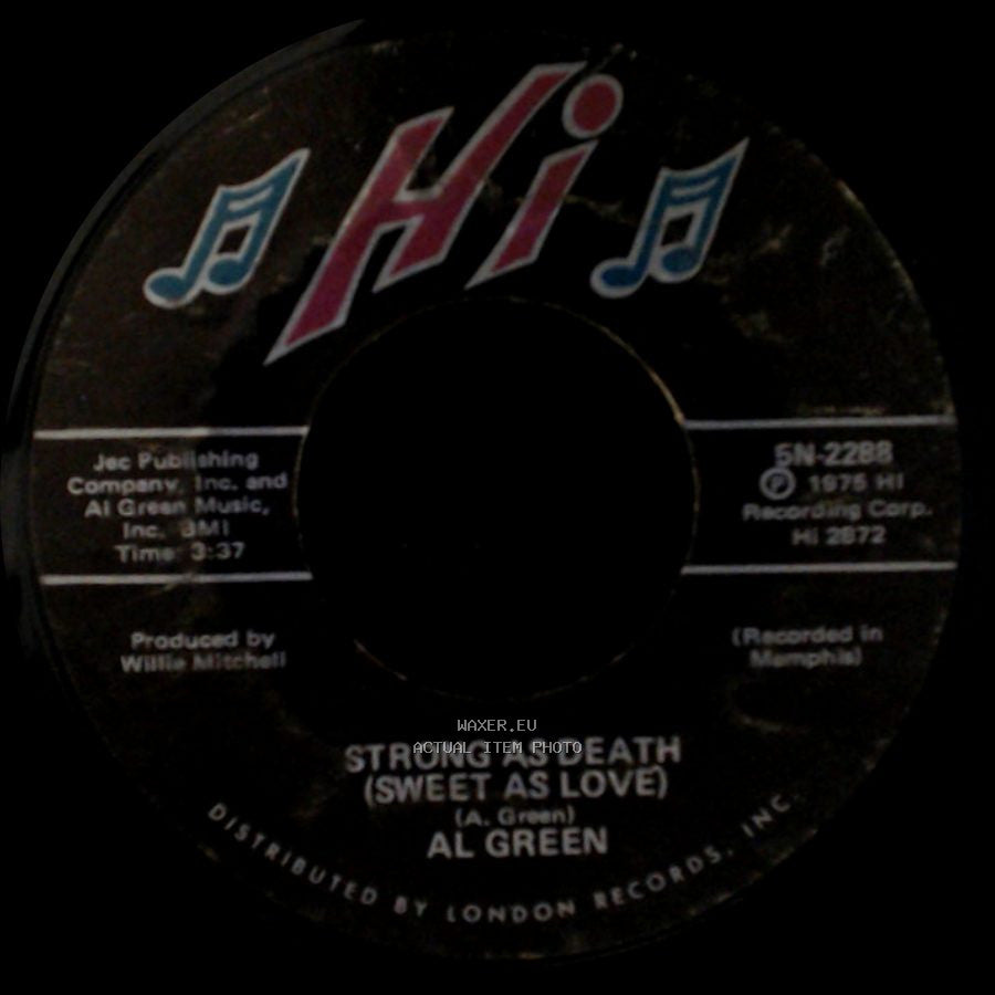 Al Green - Strong As Death (Sweet As Love) / Oh Me, Oh My (Dreams In My Arms) side A