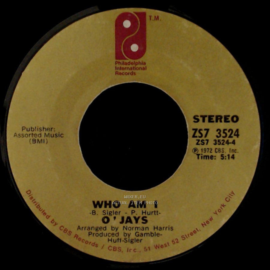 O'jays - Who Am I / Love Train side A