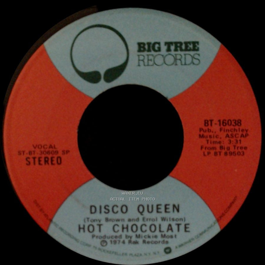 Hot Chocolate - Makin' Music / Disco Queen side B