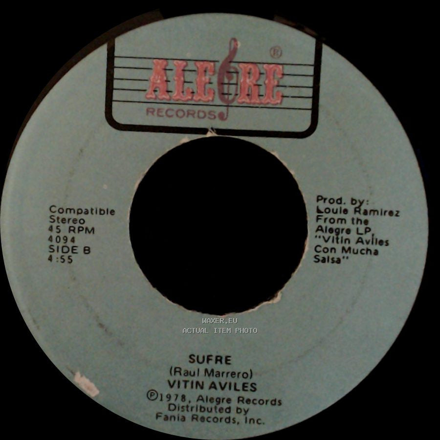 Vitin Aviles - La Dulce Vida / Sufre side B