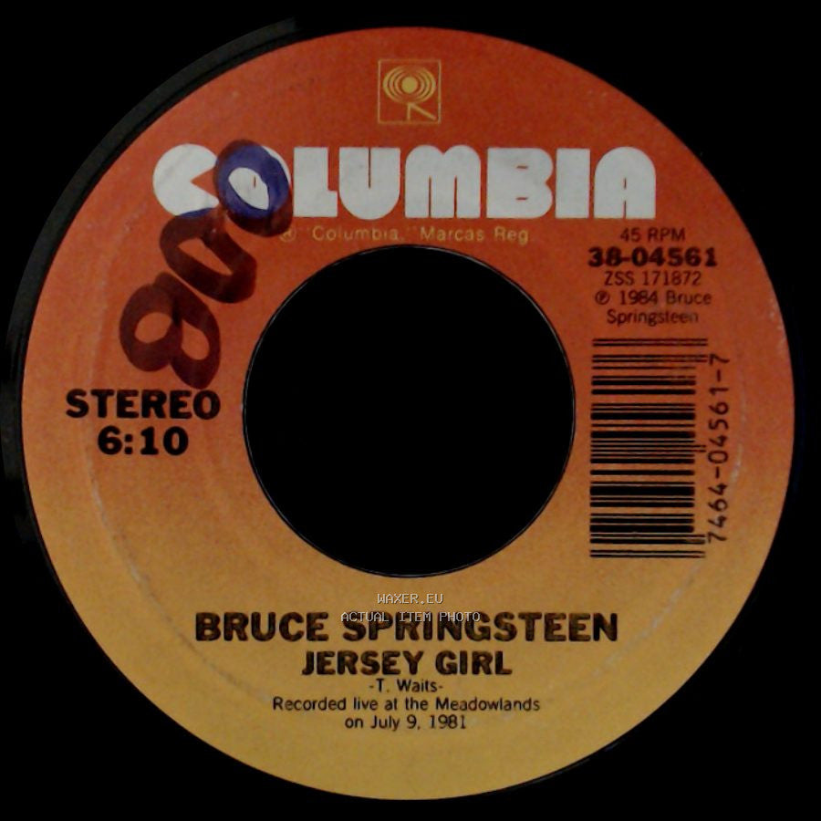 Bruce Springsteen - Cover Me / Jersey Girl side B