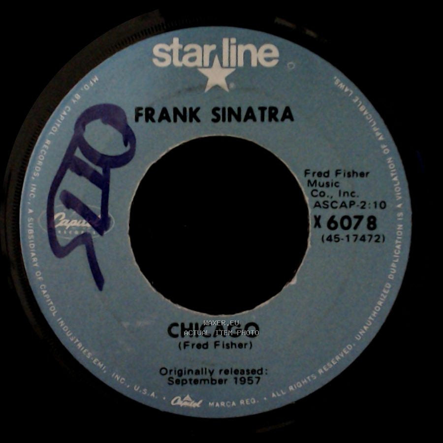 Frank Sinatra - Chicago / Witchcraft side A