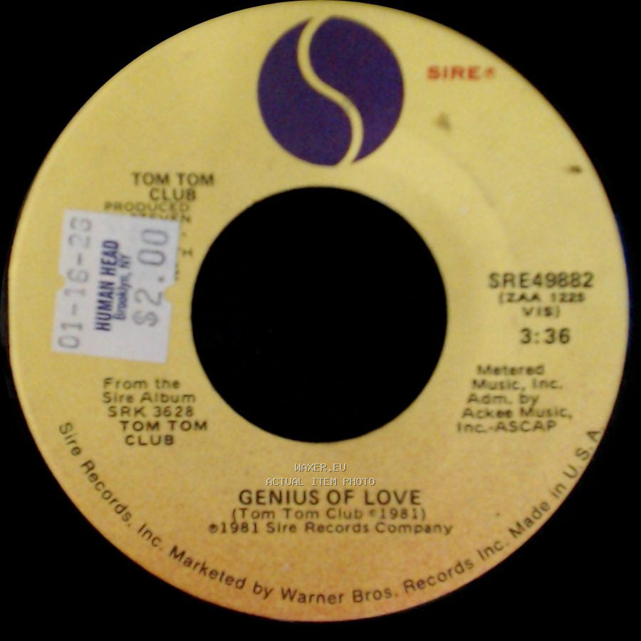 Tom Tom Club - Lorelei (Instrumental) / Genius Of Love side B