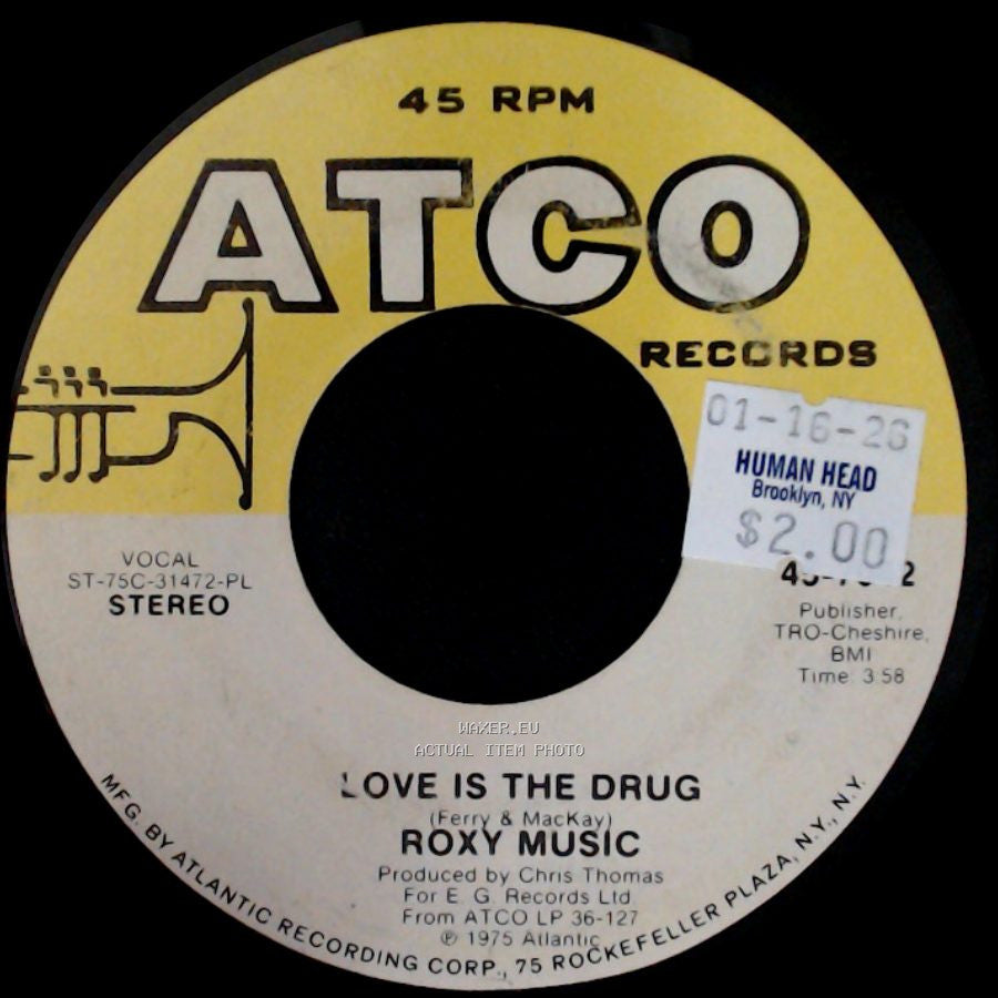 Roxy Music - Both Ends Burning / Love Is The Drug side B