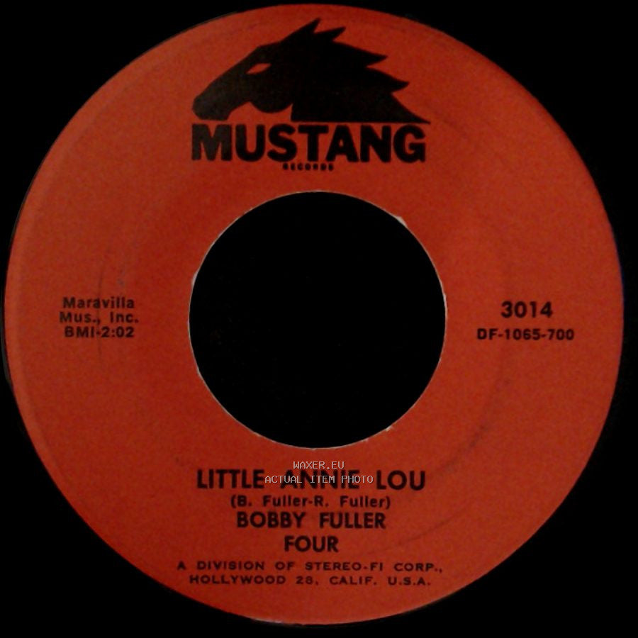 Bobby Fuller Four - I Fought The Law / Little Annie Lou side B