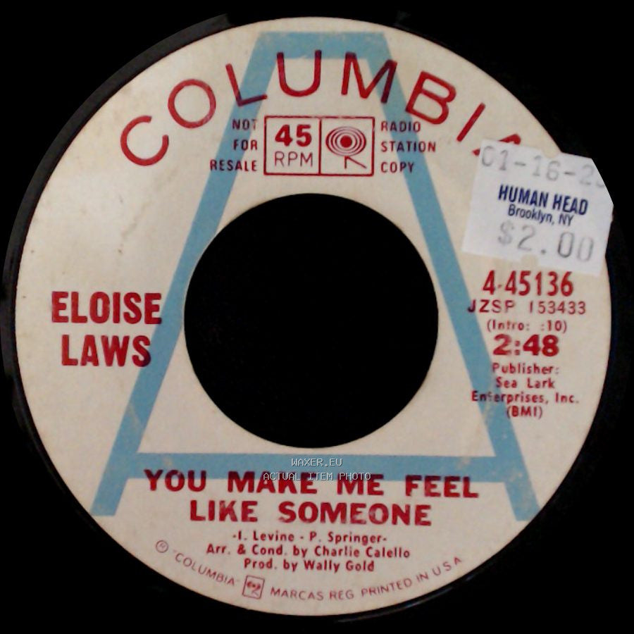 Eloise Laws - You Make Me Feel Like Someone / The Only Boy In My Life side A