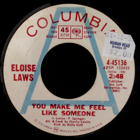 Eloise Laws - You Make Me Feel Like Someone / The Only Boy In My Life side A
