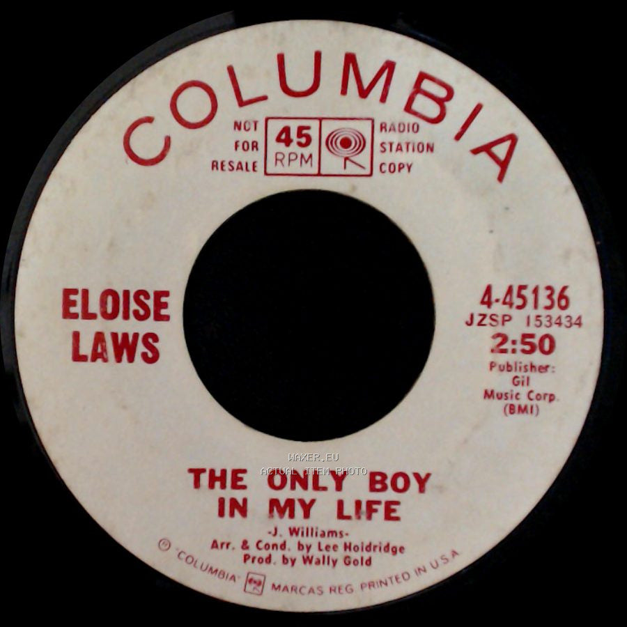 Eloise Laws - You Make Me Feel Like Someone / The Only Boy In My Life side B