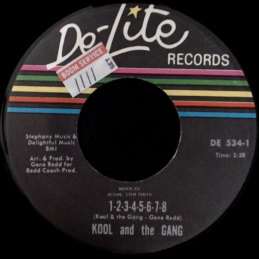 Kool And The Gang - 1-2-3-4-5-6-7-8 / Funky Man side A