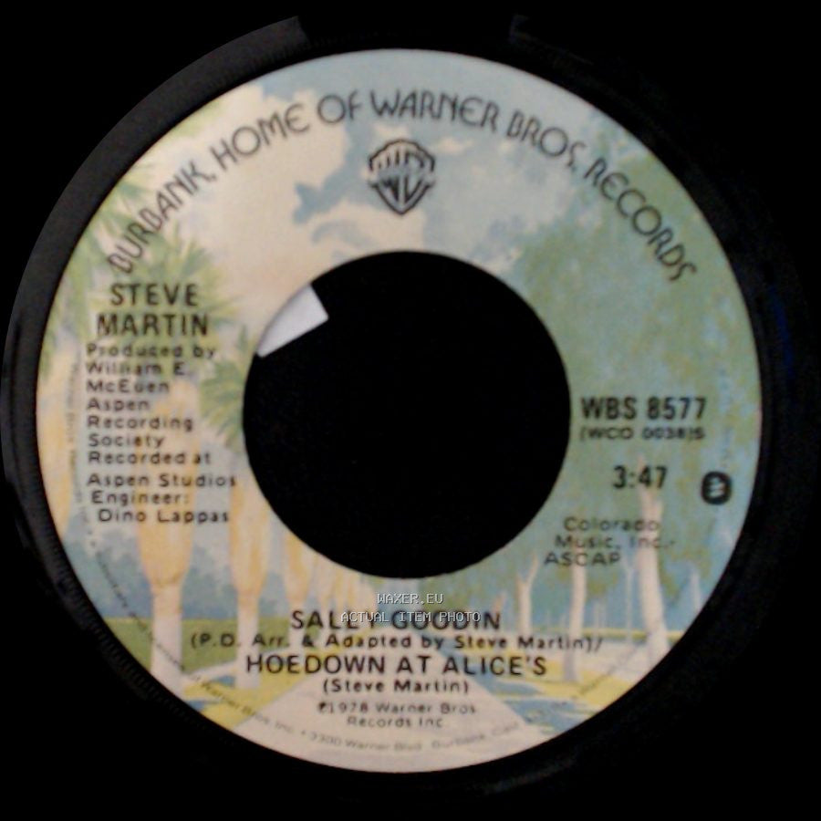 Steve Martin / Steve Martin And The Toot Uncommons - Sally Goodin / Hoedown At Alice's / King Tut side A