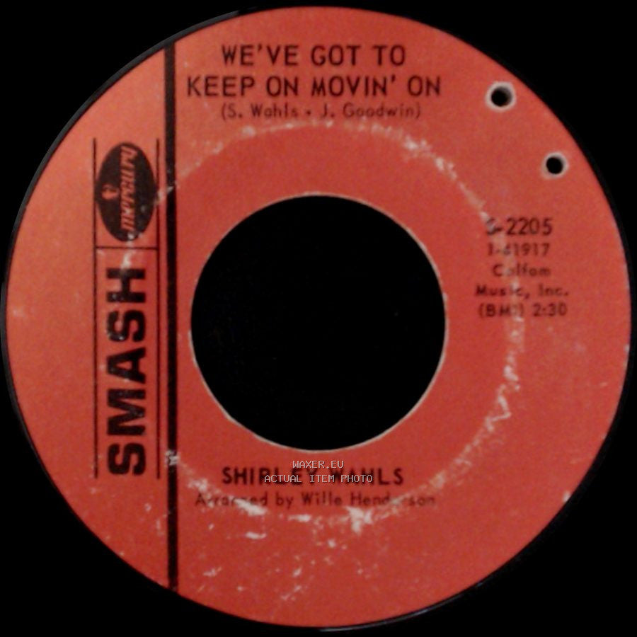 Shirley Wahls - We've Got To Keep On Movin' On / We've Got To Keep On Movin' On side B