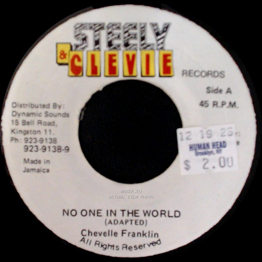 Chevelle Franklin - No One In The World (Adapted) / Version side A