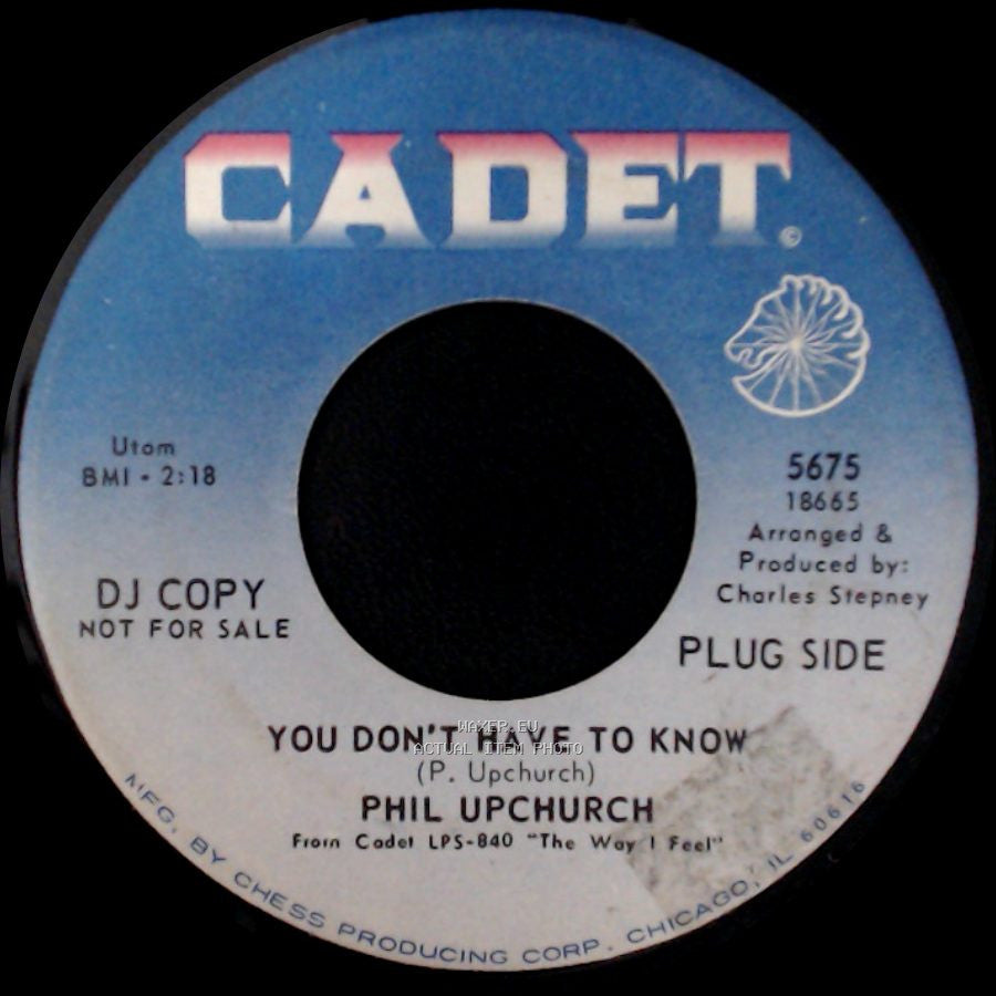 Phil Upchurch - You Don't Have To Know / Softly side A