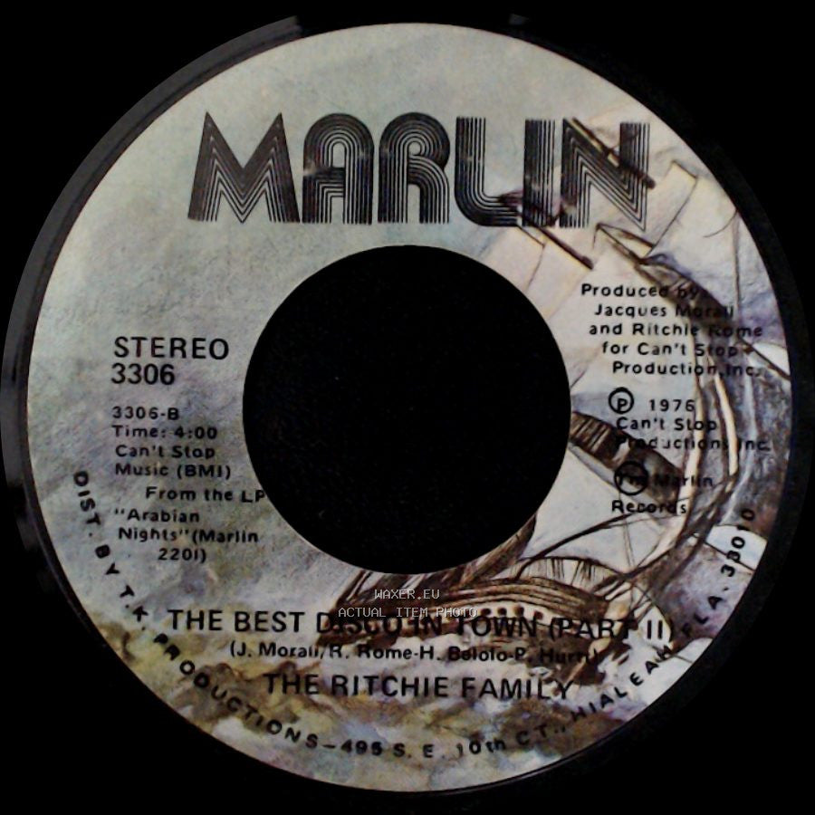 The Ritchie Family - The Best Disco In Town Part Ii / The Best Disco In Town side A