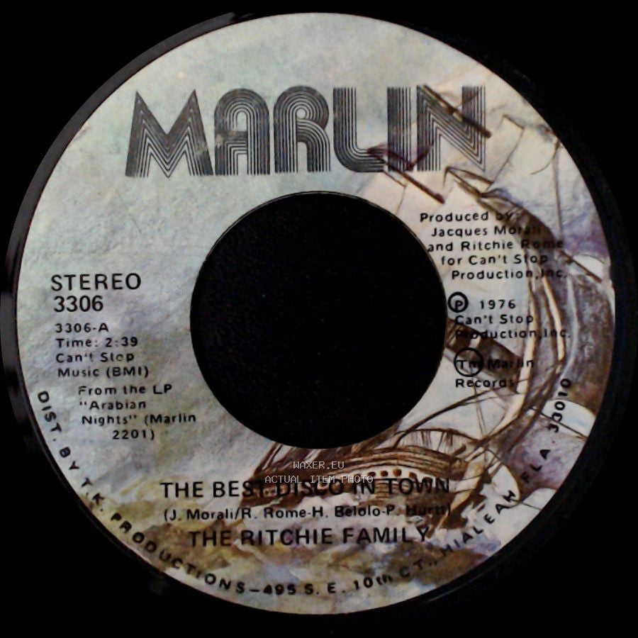 The Ritchie Family - The Best Disco In Town Part Ii / The Best Disco In Town side B