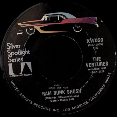 The Ventures - Walk-Don't Run / Ram Bunk Shush side B