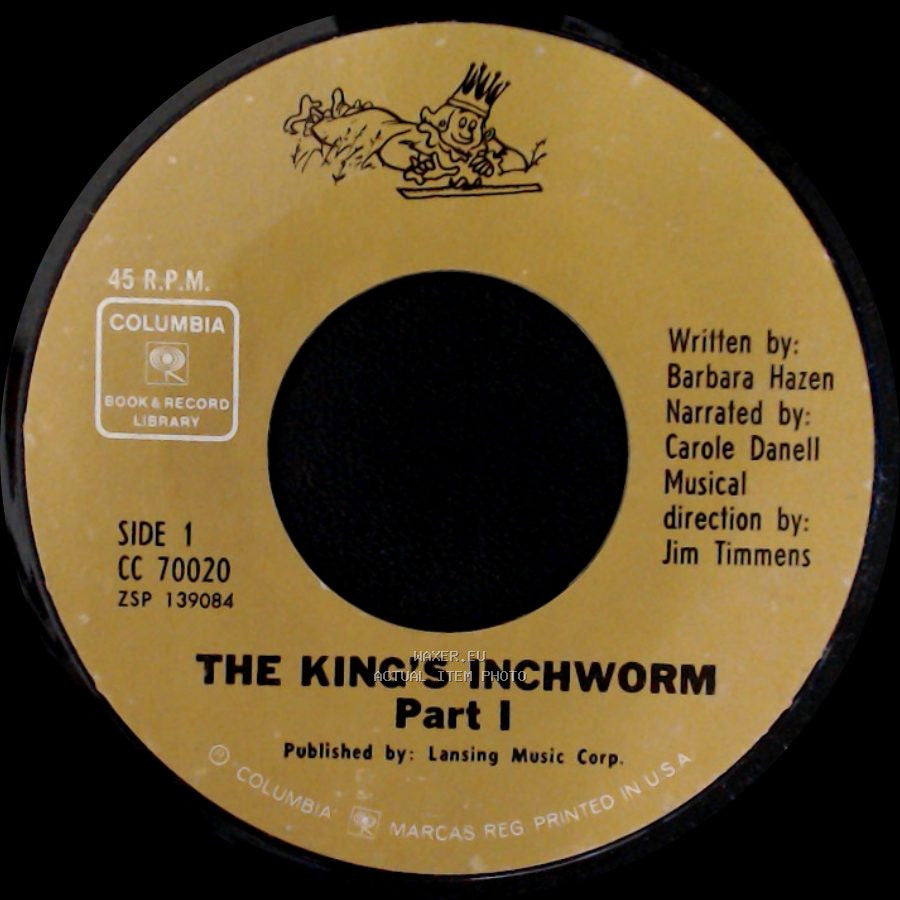 Unknown Artist - The King's Inchworm Part I / The King's Bedroom Part 1 side A