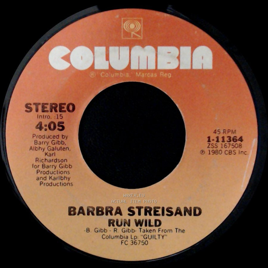 Barbra Streisand - Run Wild / Woman In Love side A