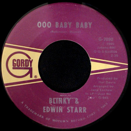 Blinky & Edwin Starr - Oh How Happy / Ooo Baby Baby side B