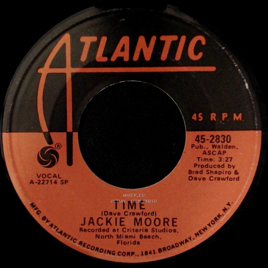 Jackie Moore - Time / Cover Me side A