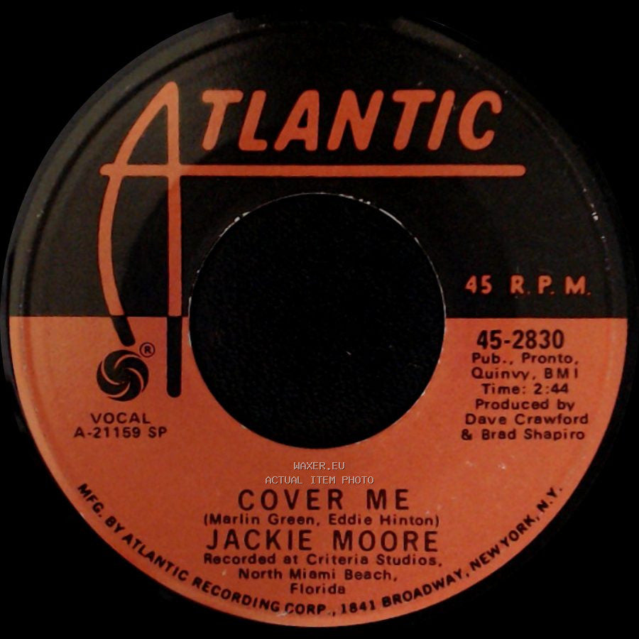 Jackie Moore - Time / Cover Me side B