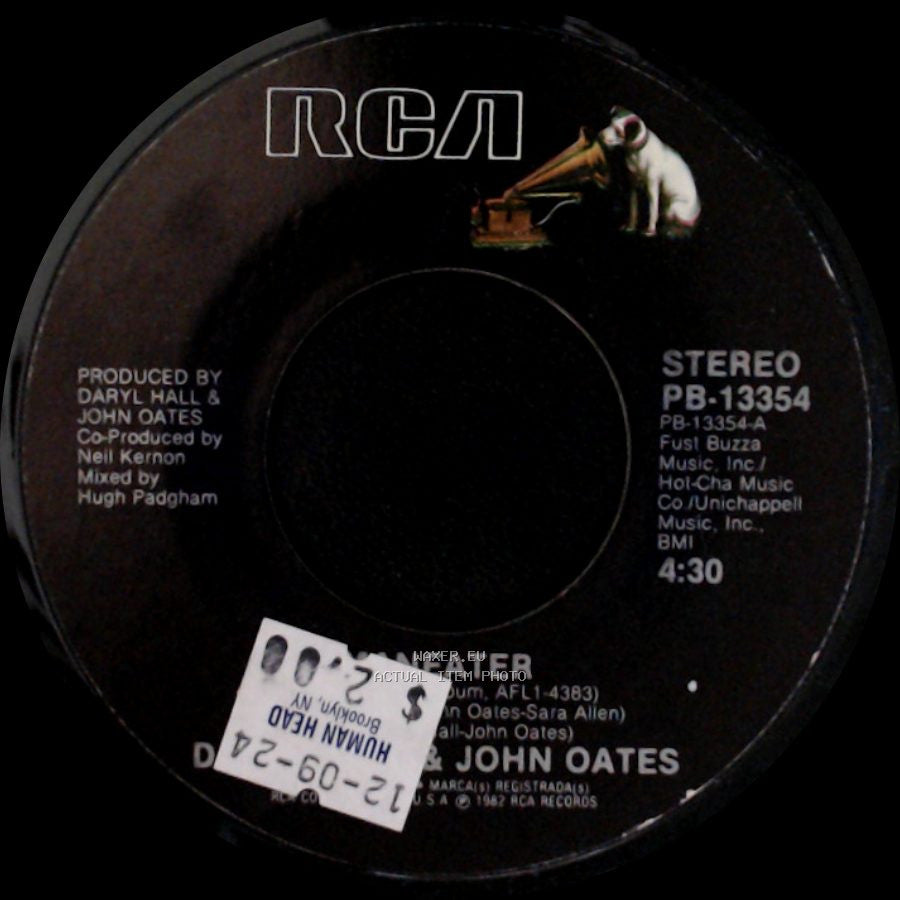Daryl Hall & John Oates - Delayed Reaction / Maneater side B