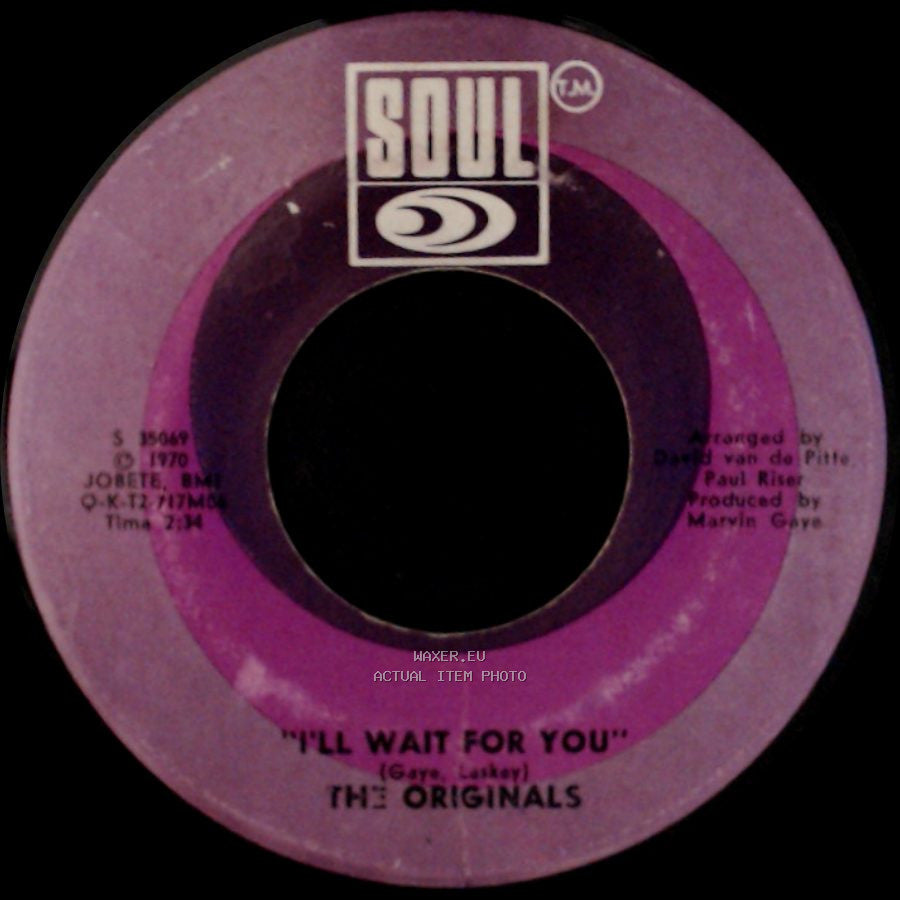 The Originals - I'll Wait For You / The Bells side A